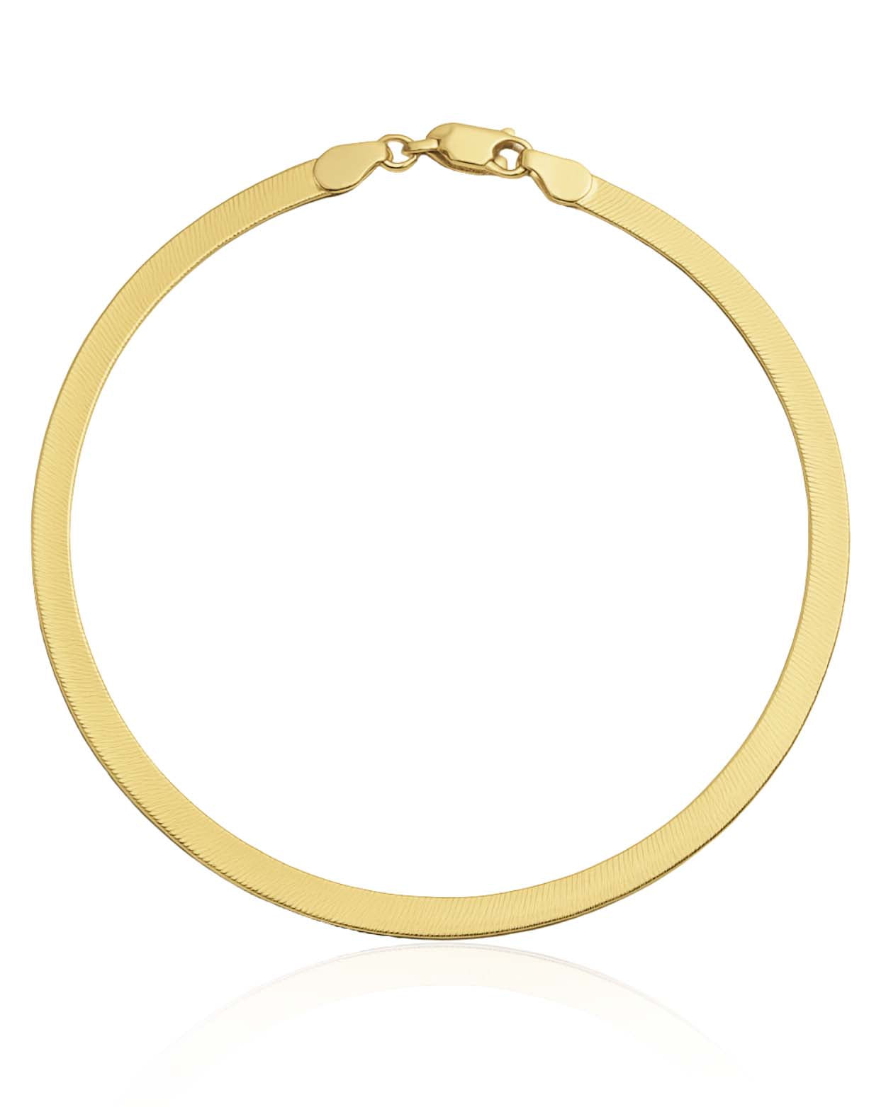 Beverly Herringbone Snake Bracelet