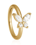 Glissa Butterfly Hoop Ring Clicker