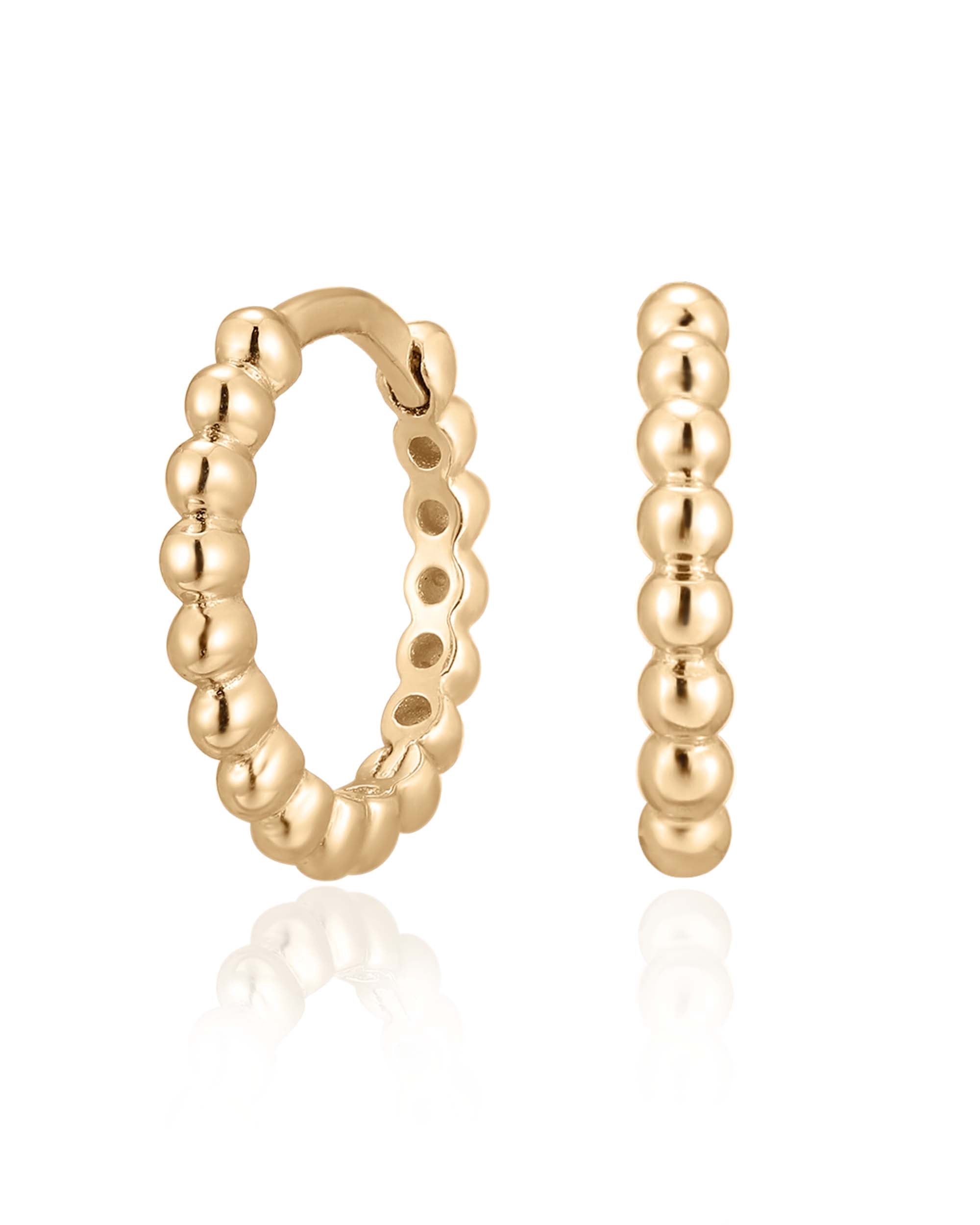 Globe Beaded Hoop Clicker