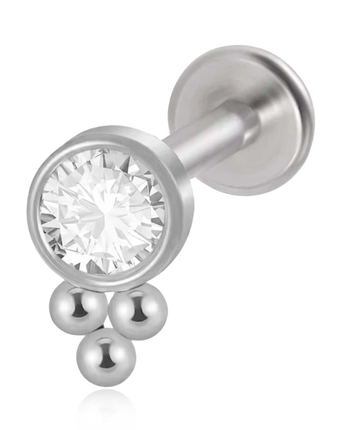 Hera Beaded Flat Back Stud