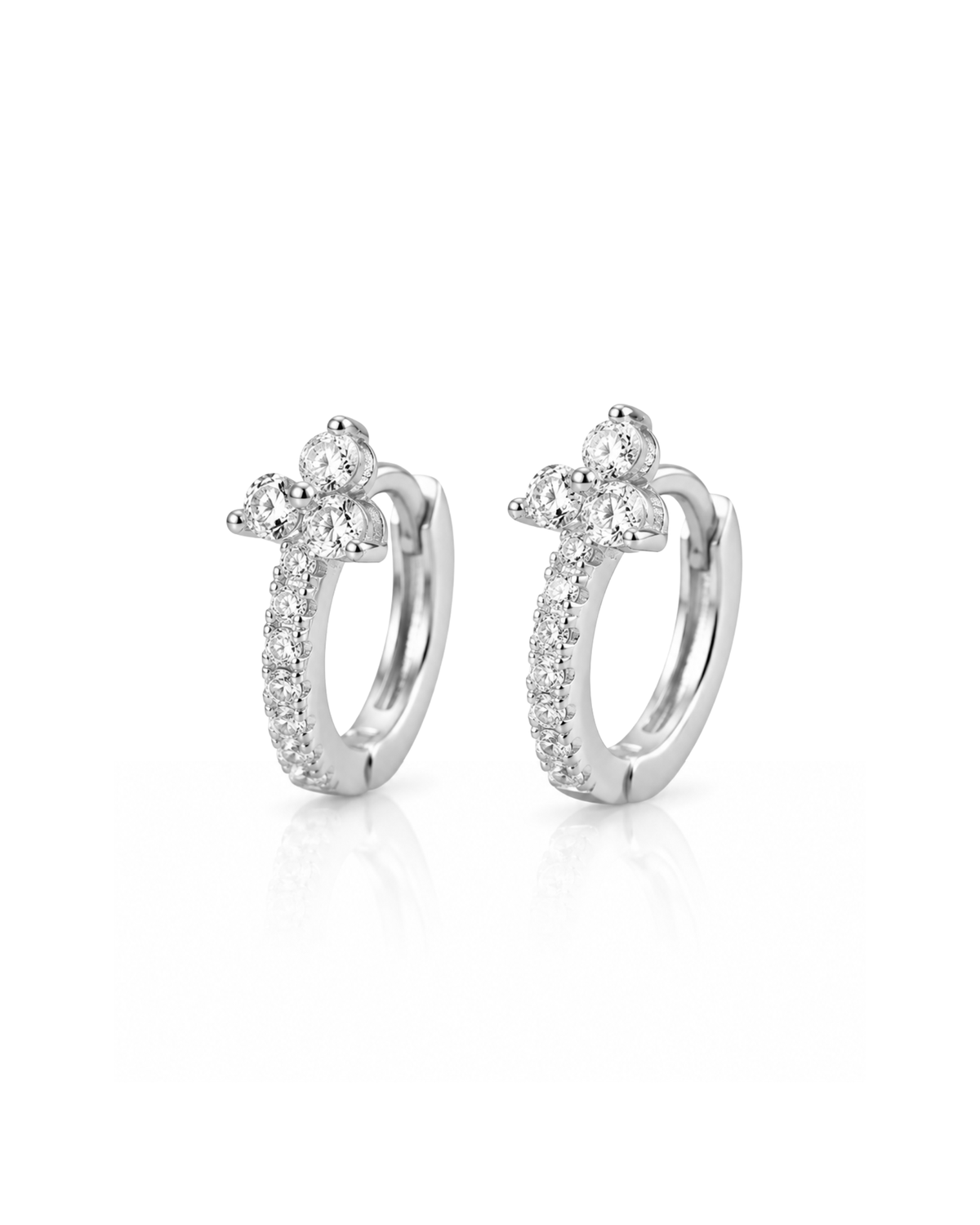 Kaia Trinity Huggie Hoop Earrings