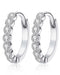 Sterling Silver Huggie Hoop Earrings for Women - www.Impuria.com