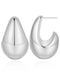 Moda Teardrop Dome Stud Earrings