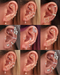 Pretty Butterfly Ear Curation Piercing Placement Ideas for Women - www.Impuria.com