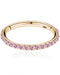 Shine Crystal Pave Hoop Ring Clicker