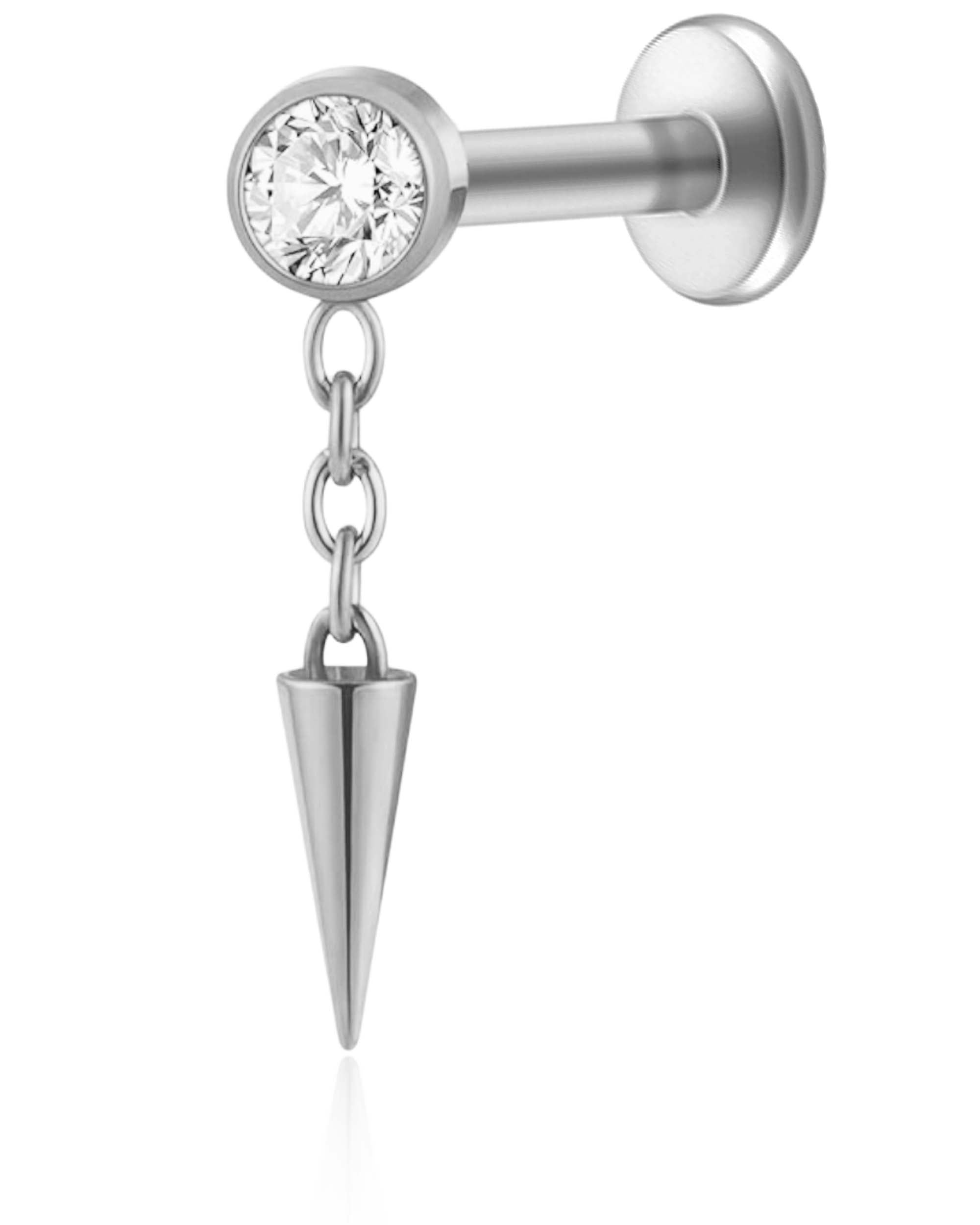 Spike Cartilage Earring Stud Ear Piercing Jewelry - www.Impuria.com