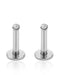 Toki Bezel Ear Piercing Earring Stud Set