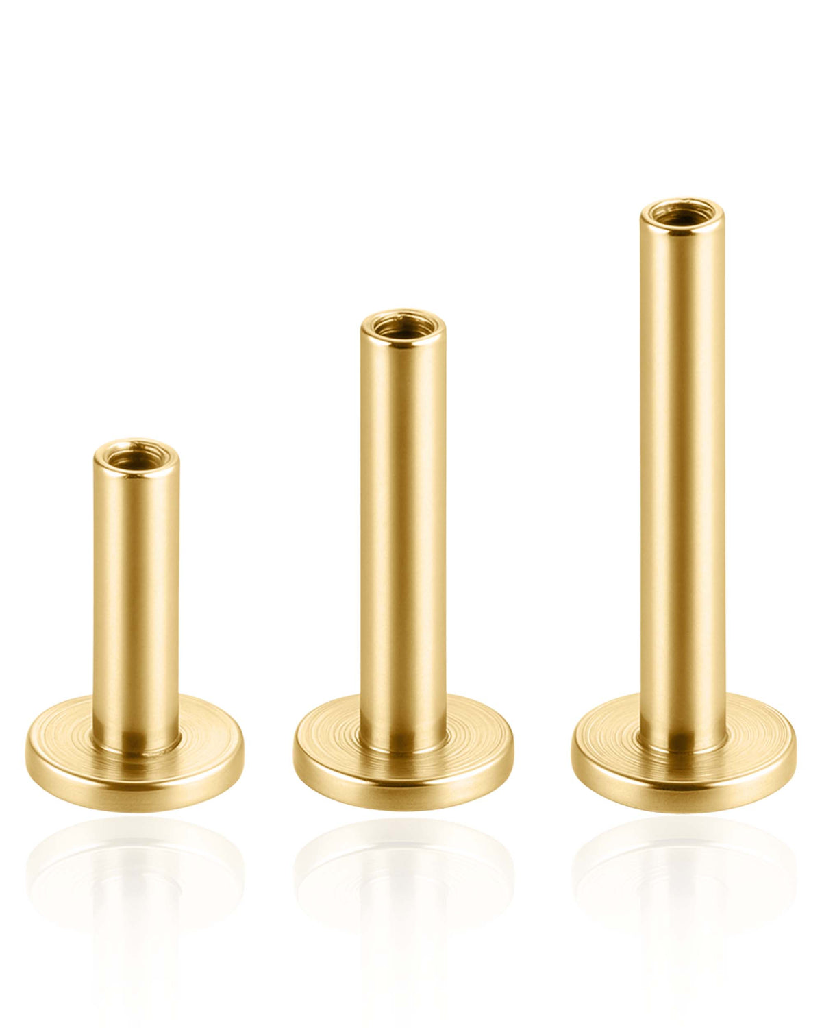 Zia Titanium Flat Back Stud Post
