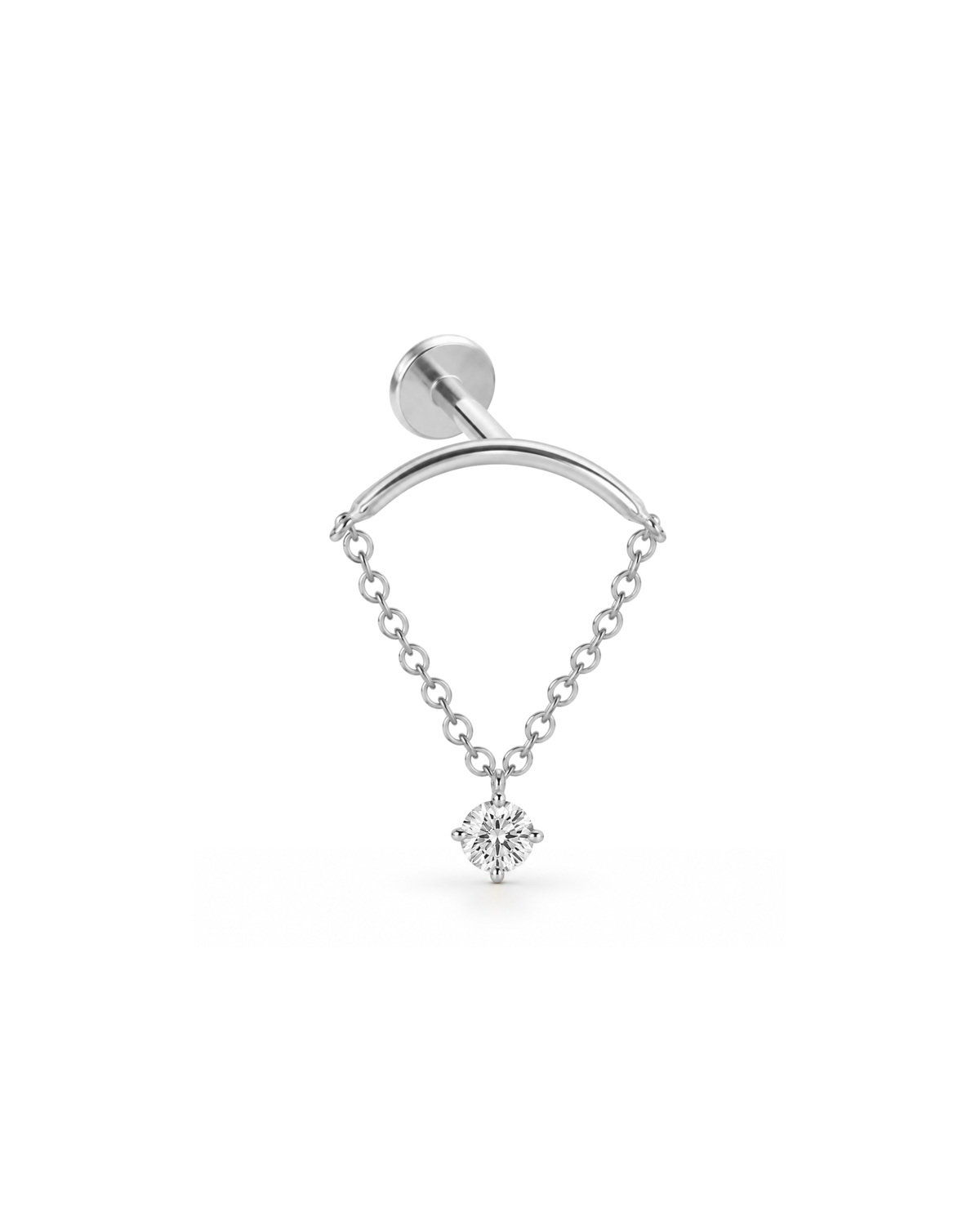 Absolute Hidden Helix Flat Back Stud