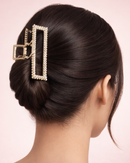 Coco Pearl Metal Hair Clip