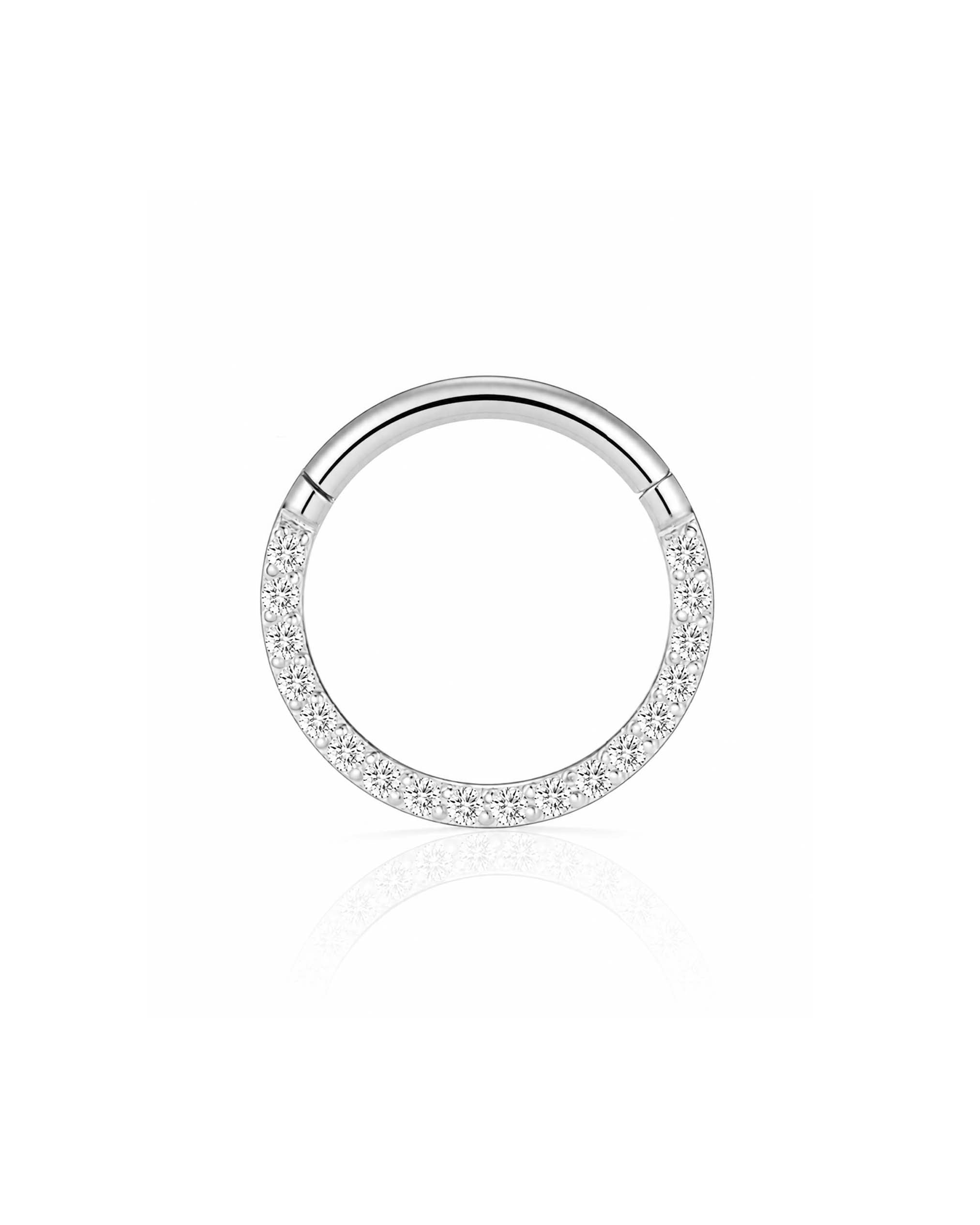 Demi Pavé Hoop Clicker