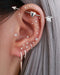 Heart Arrow Industrial Barbell Earring Impuria Piercing Jewelry for Women - www.Impuria.com #earpiercings