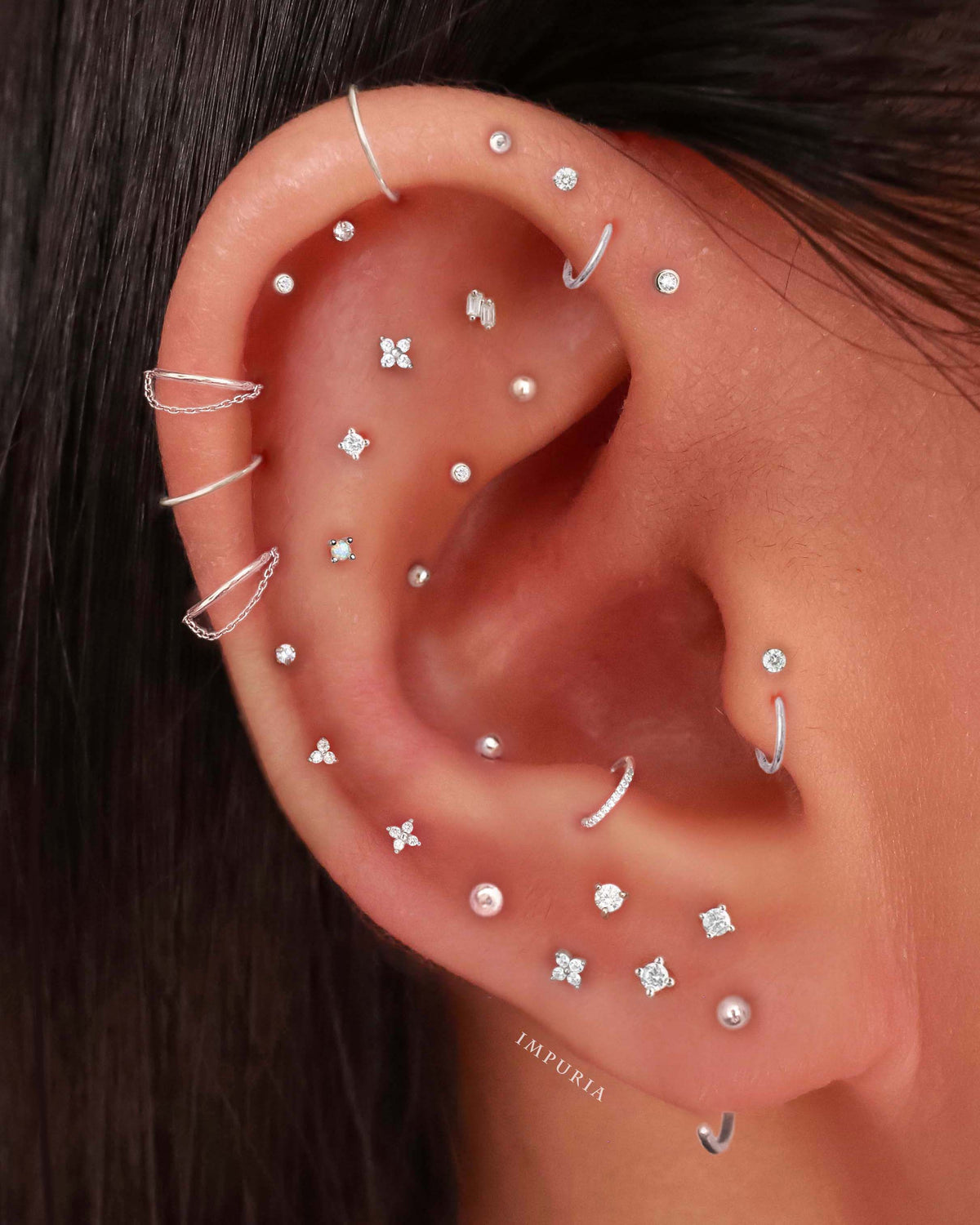 Ava 14K Gold Stud Earrings