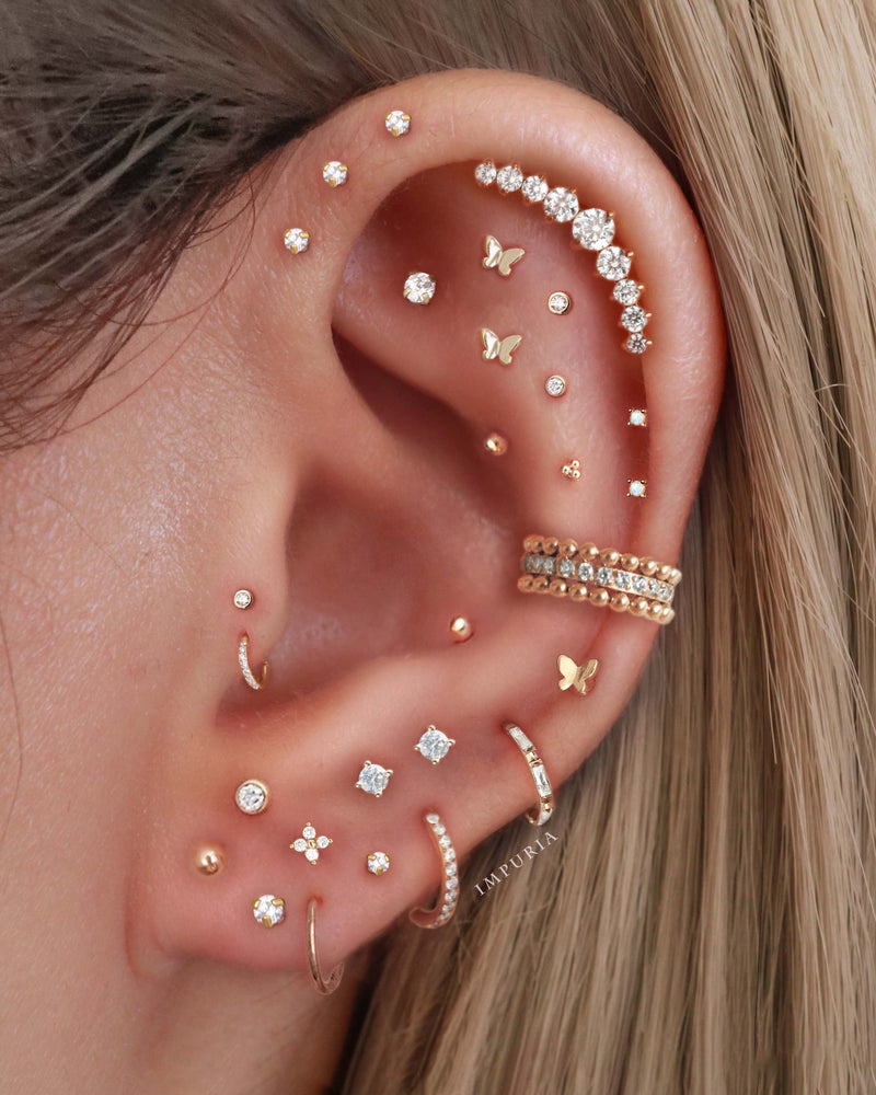 OUFER 16G Dangle Helix Oorbel Intern Schroefdraad Kraakbeen Oorbel OUFER 16G Dangle Helix Oorbel Intern Schroefdraad Kraakbeen Oorbel