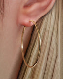 Malibu Large Hoop Earrings