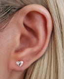 J’adore Heart Stud Earrings