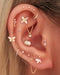 Ember Link Chain Ear Piercing Earring Stud