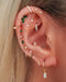 Ember Link Chain Ear Piercing Earring Stud