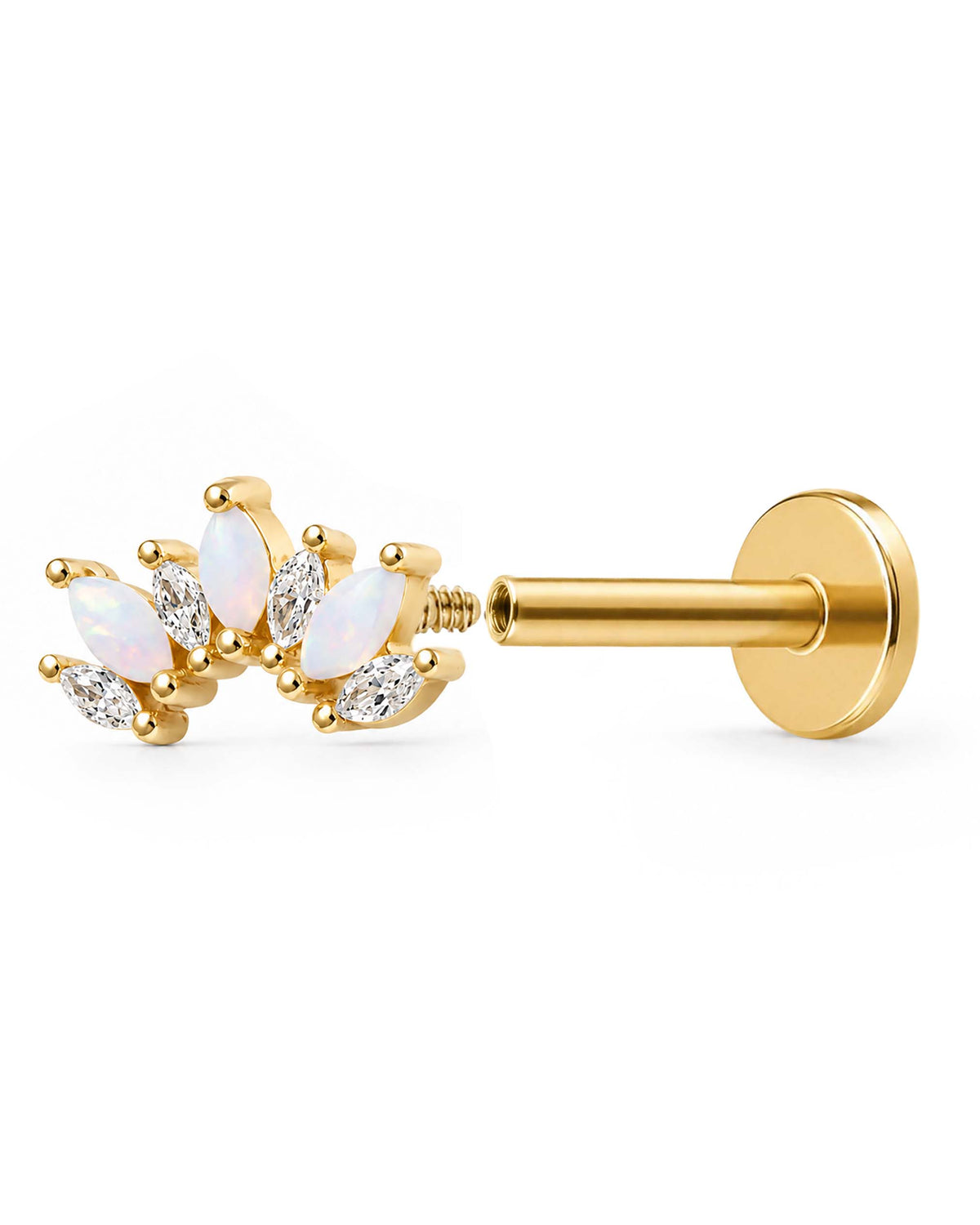 Enigma Opal Crystal Flat Back Stud