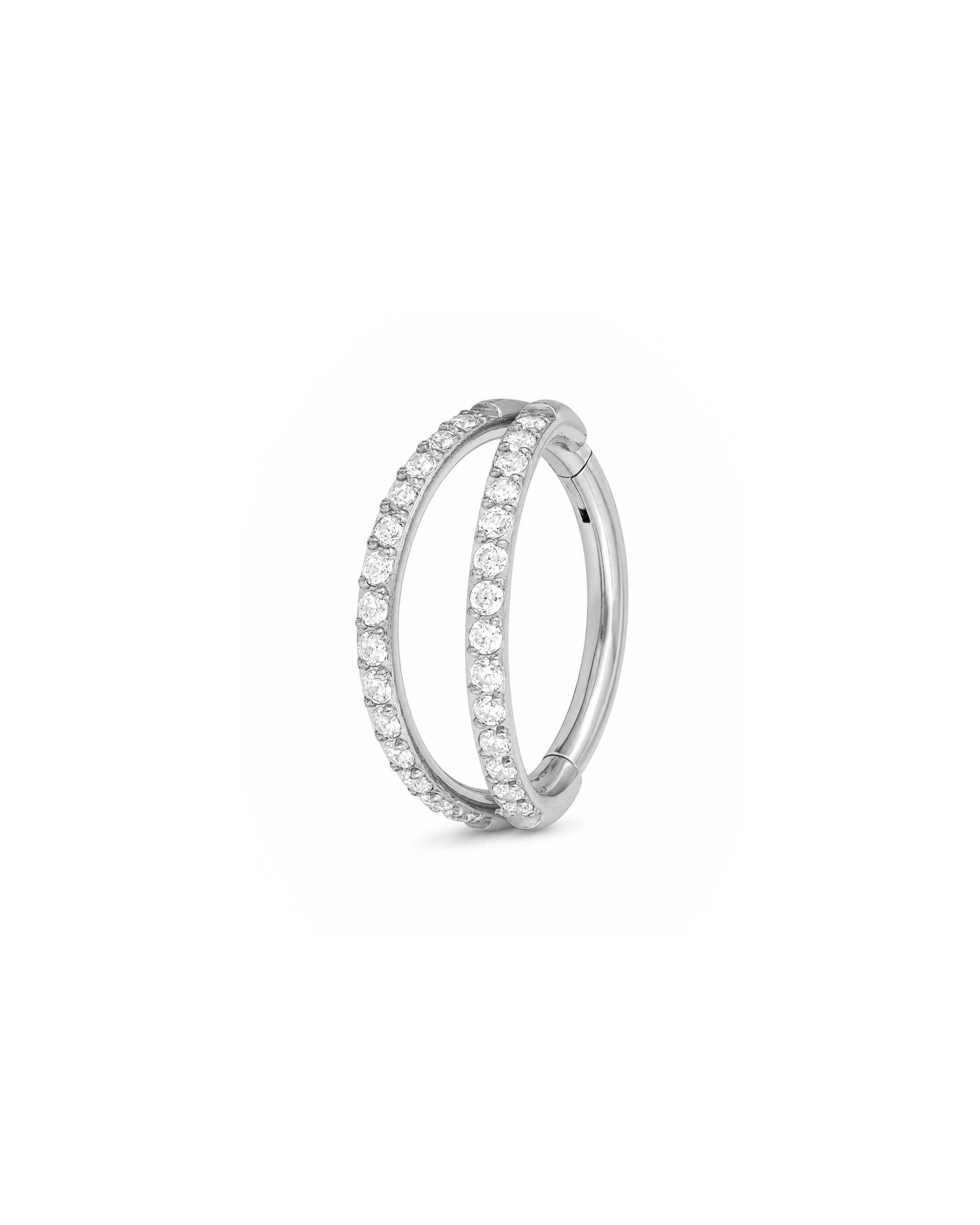 Equinix Criss Cross Hoop Ring Clicker