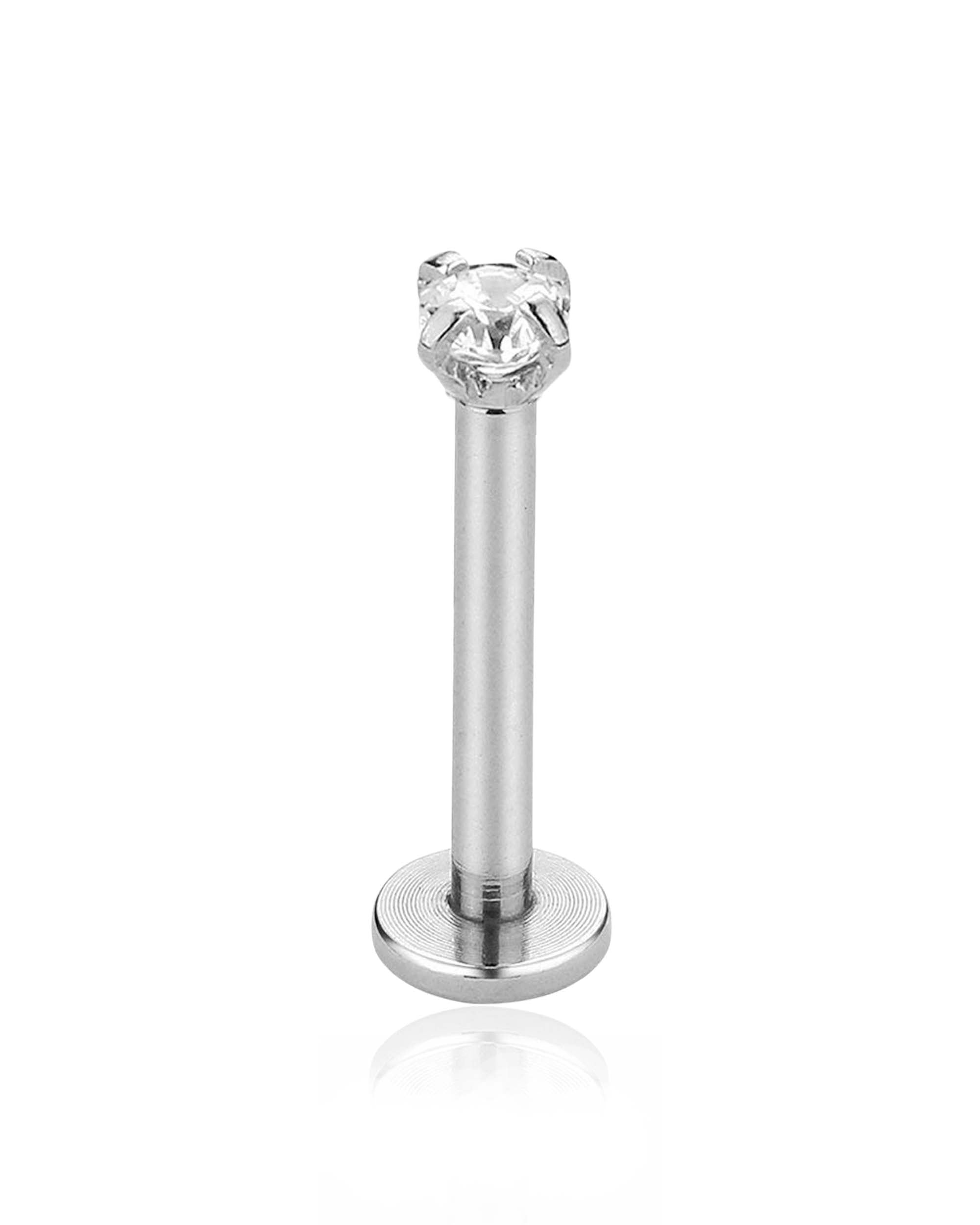 Nose Piercing Stud Nostril Jewelry for Women Push Pin Flat Back Stud - www.Impuria.com 