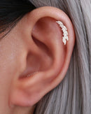 Gracie Five Cluster Ear Piercing Stud