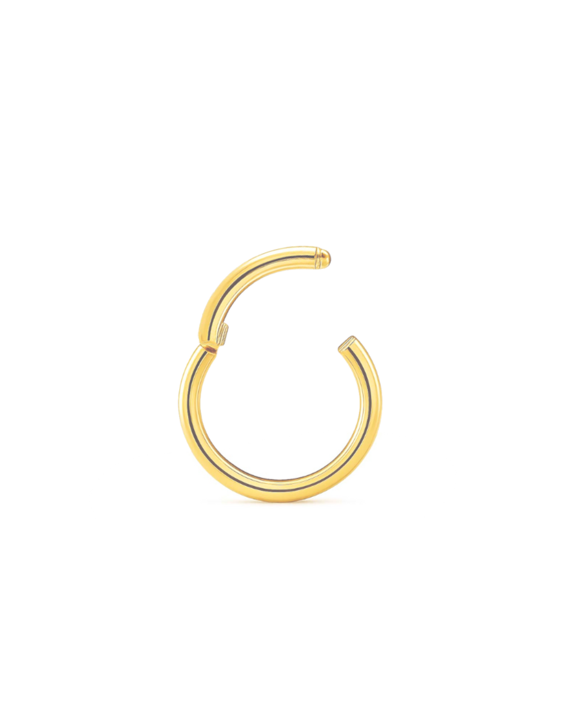 The Polished Tapered Hoop Capsule