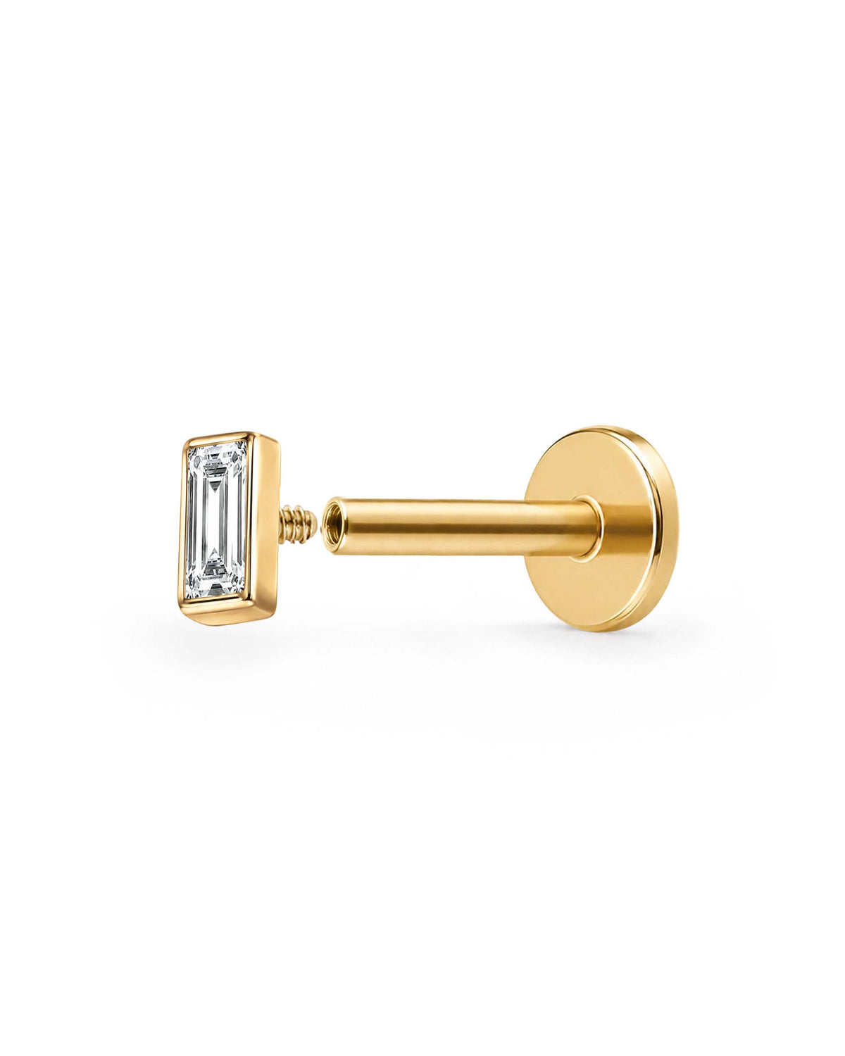 Lucine Baguette Flat Back Stud