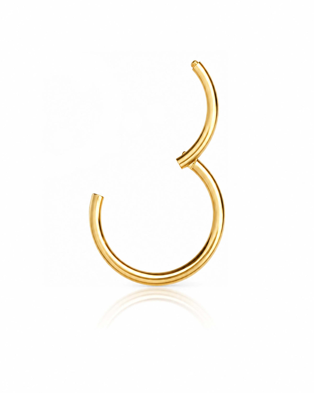Luxe 14K Gold Hoop Clicker