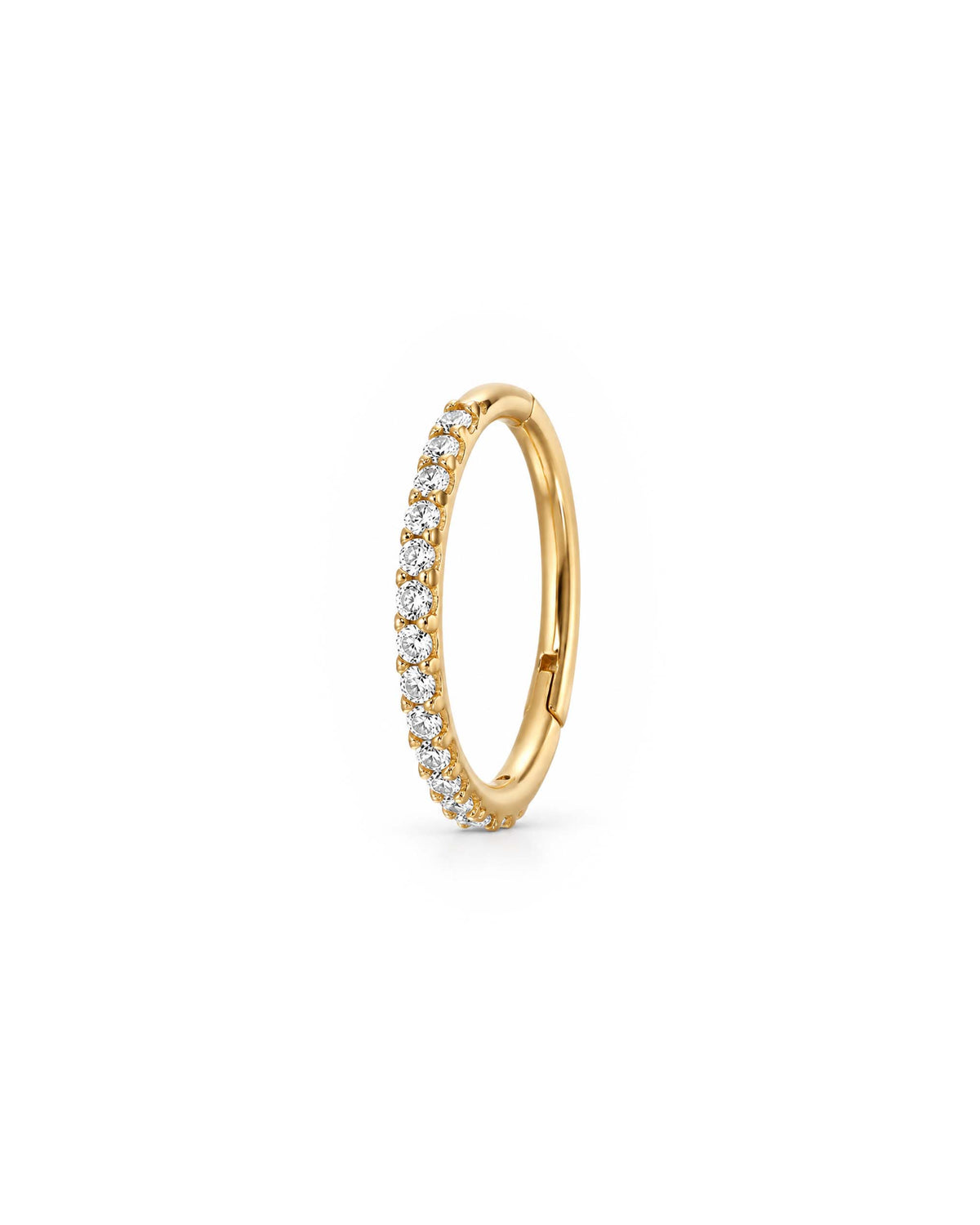 Luxe 14K Gold Hoop Clicker