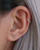 opal ear piercing jewelry cartilage ring hoop clicker at impuria jewelry