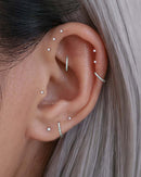 opal ear piercing jewelry cartilage ring hoop clicker at impuria jewelry