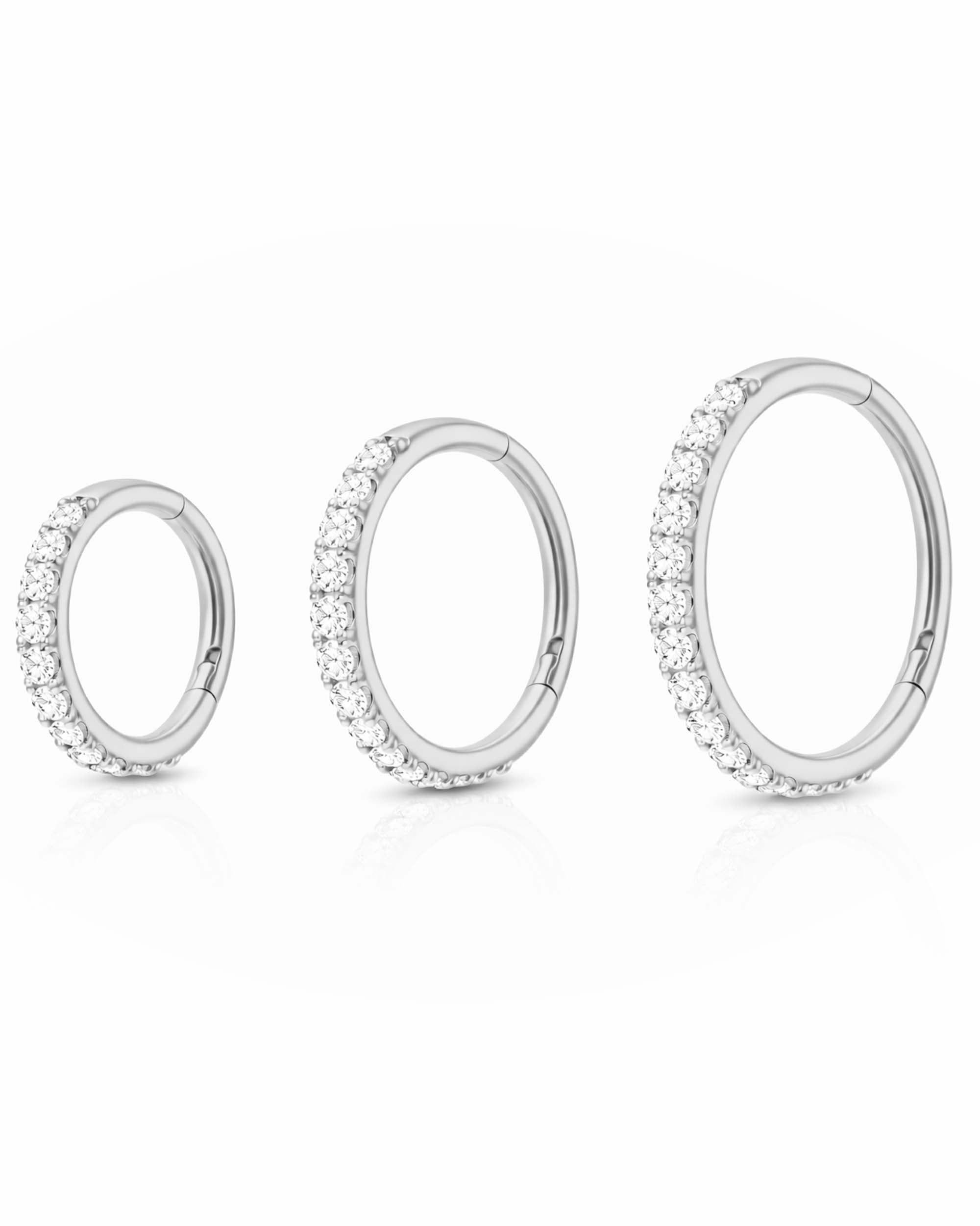 The Radiant Tapered Hoop Capsule