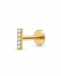 Rae Bar Flat Back Stud Earring