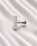 Rae Bar Flat Back Stud Earring