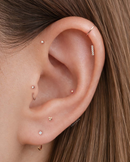 Rae Bar Flat Back Stud Earring