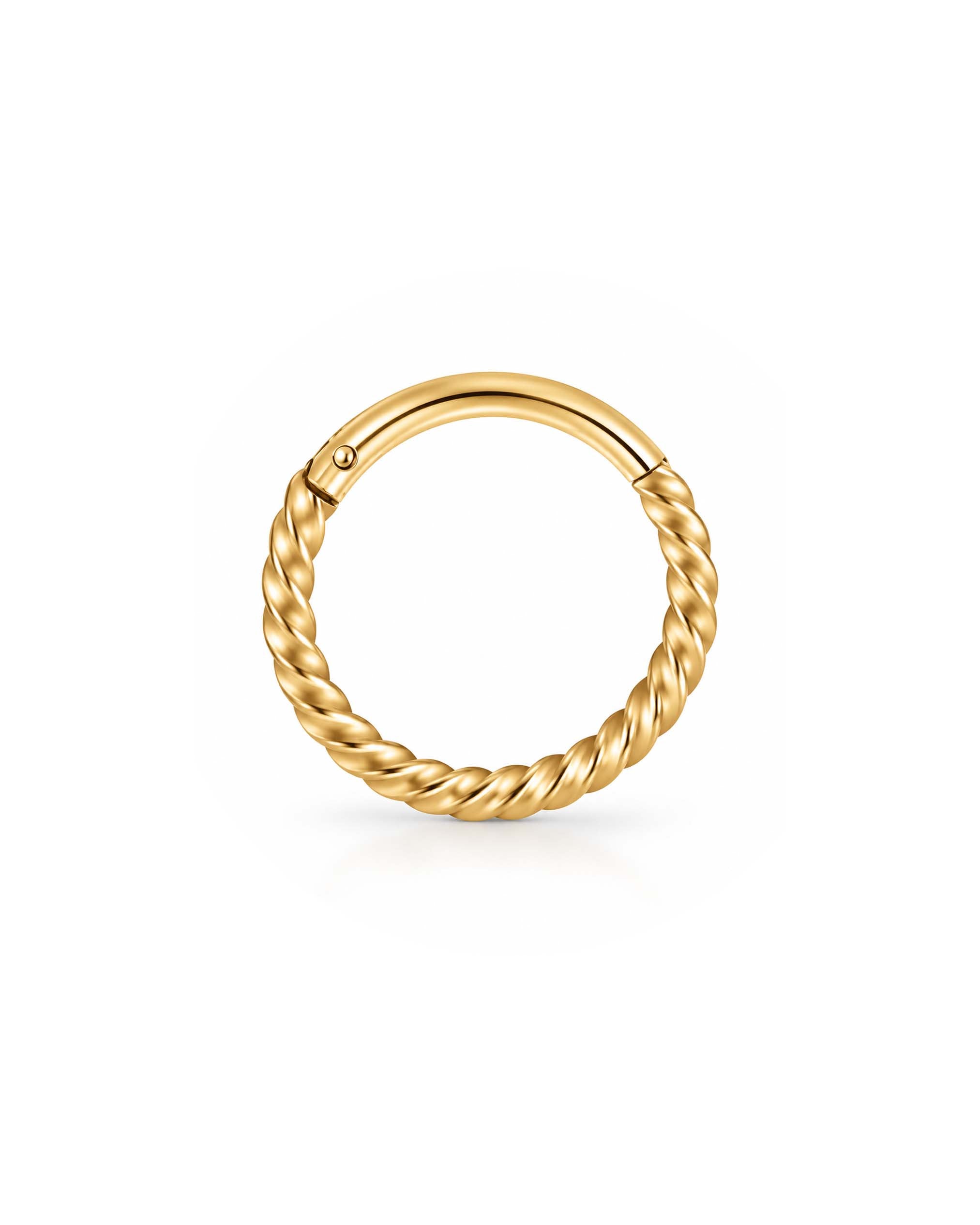 Samara Twisted Hoop Clicker | Cartilage Ear Piercing Jewelry Ring