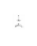 Serena Moon Flat Back Stud Earring