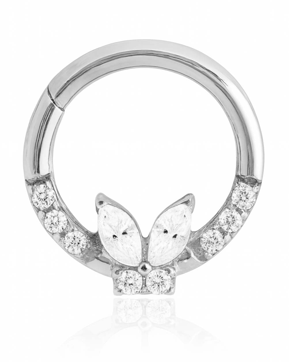 Twinklefly Butterfly Daith Ear Piercing Ring Hoop Clicker
