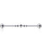 Sloan Orb Industrial Barbell Piercing Bar