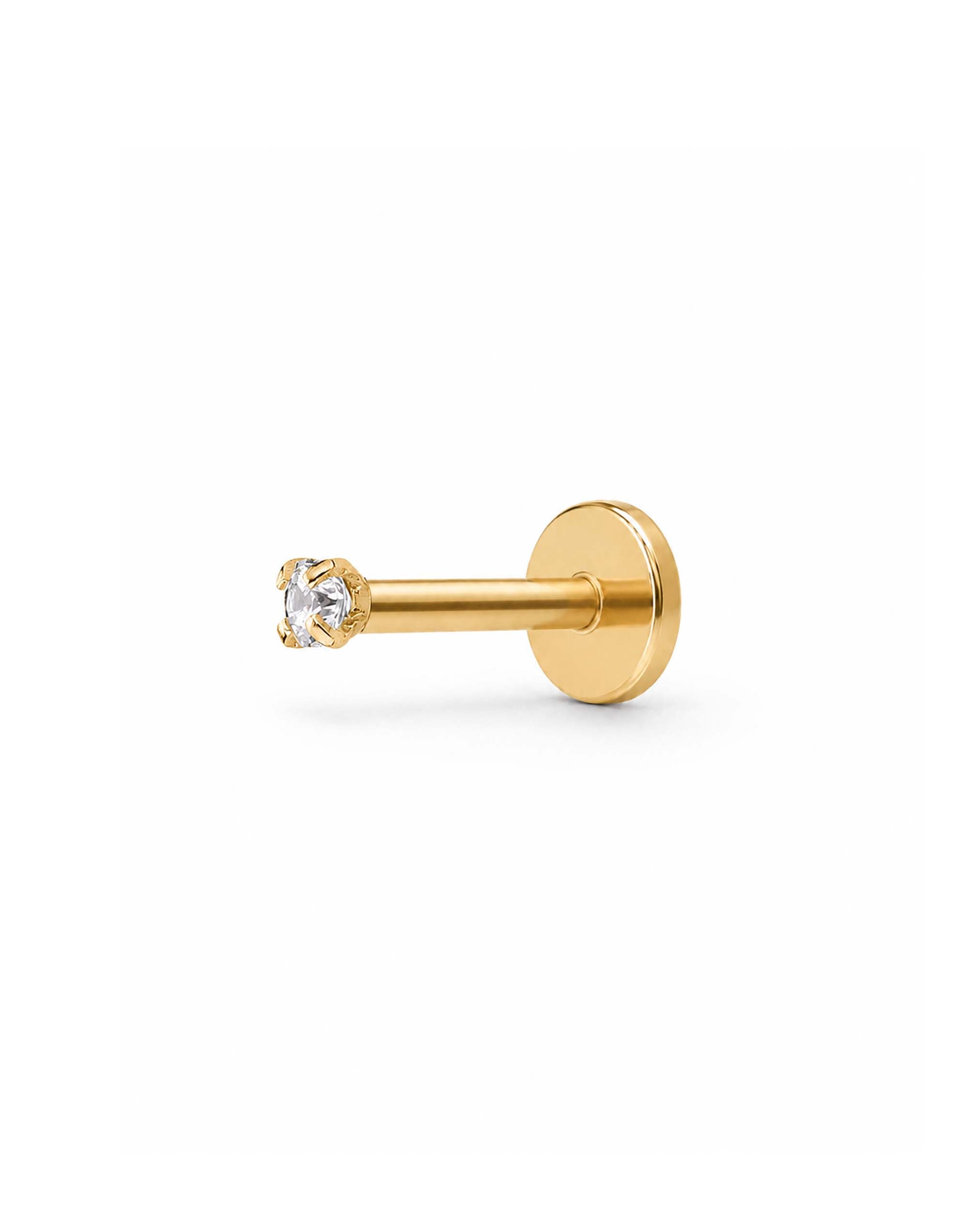 Sparkle Flat Back Stud - 2mm CZ