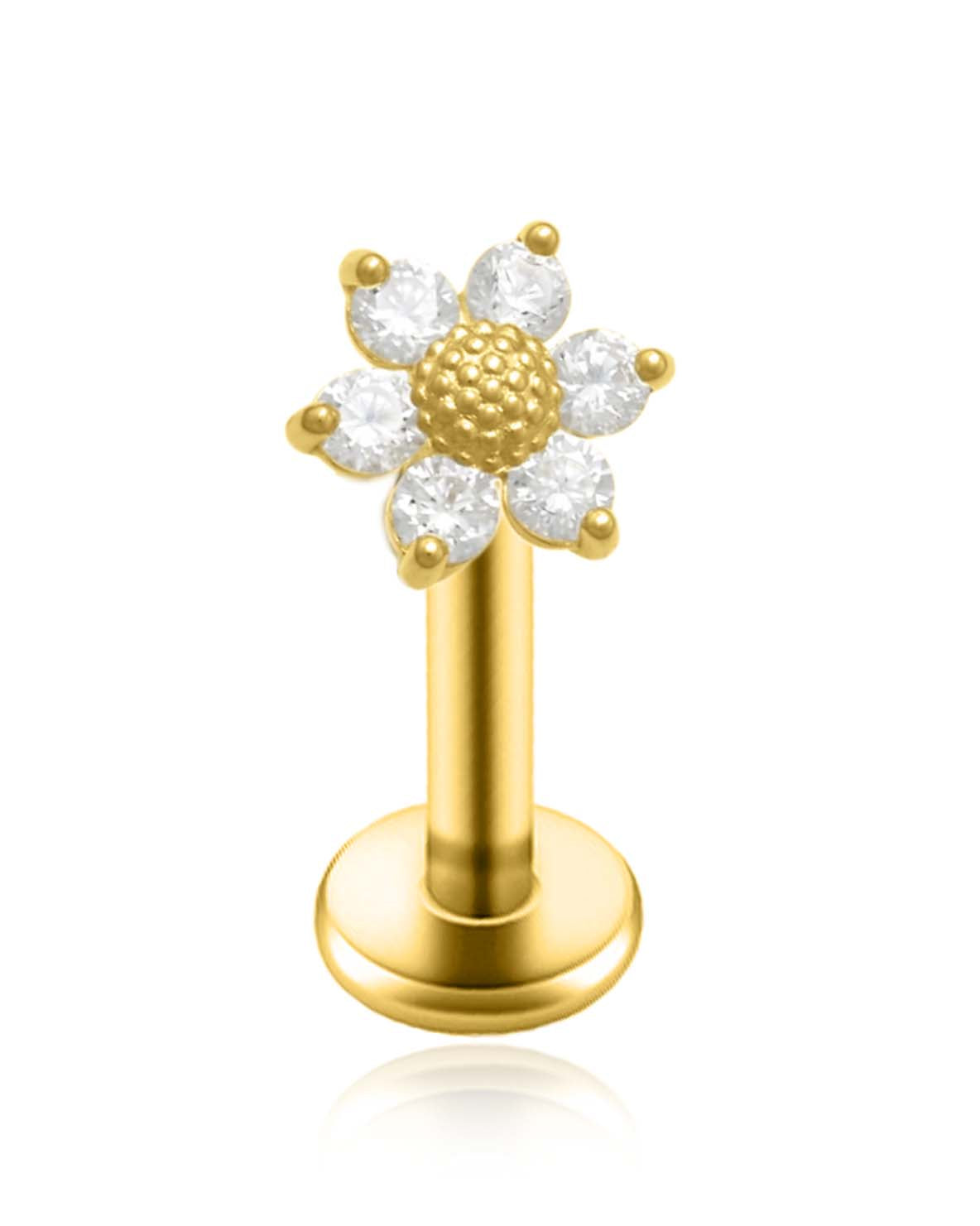Sunshine Sunflower Ear Piercing Stud