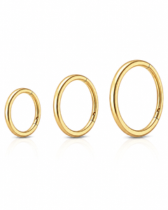 The Polished Tapered Hoop Capsule