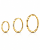 The Polished Tapered Hoop Capsule