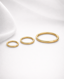The Polished Tapered Hoop Capsule