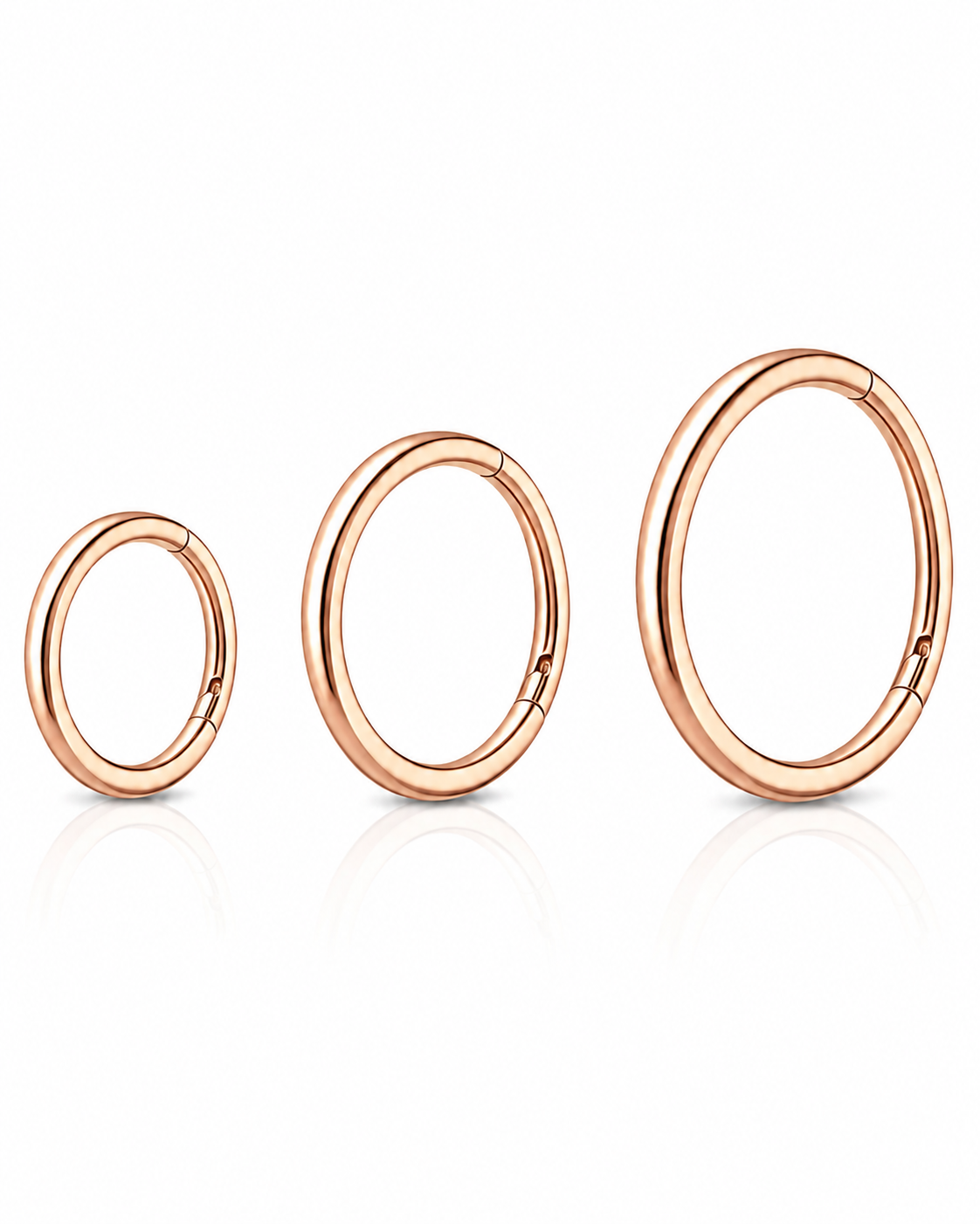 The Polished Tapered Hoop Capsule