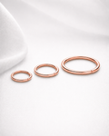 The Polished Tapered Hoop Capsule