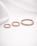 The Polished Tapered Hoop Capsule