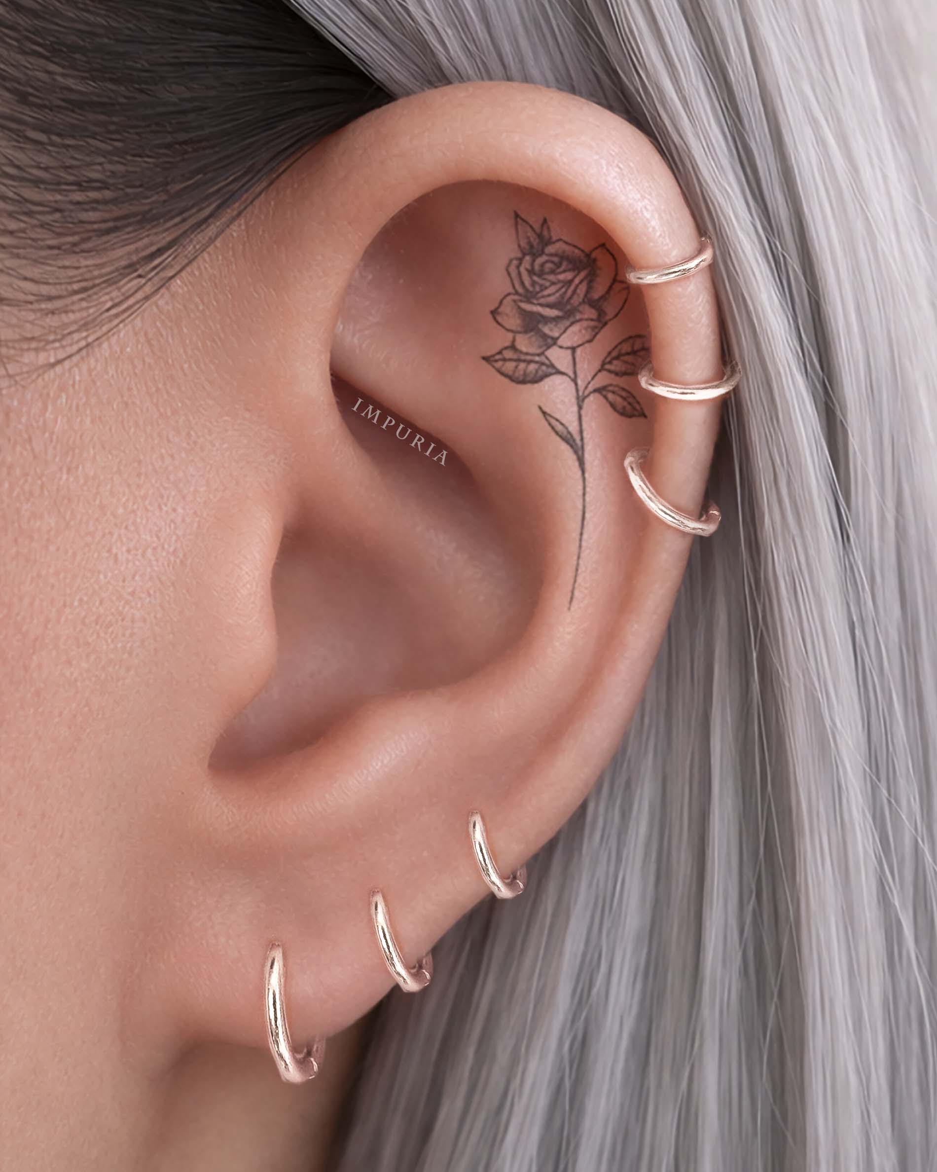 The Polished Tapered Hoop Capsule