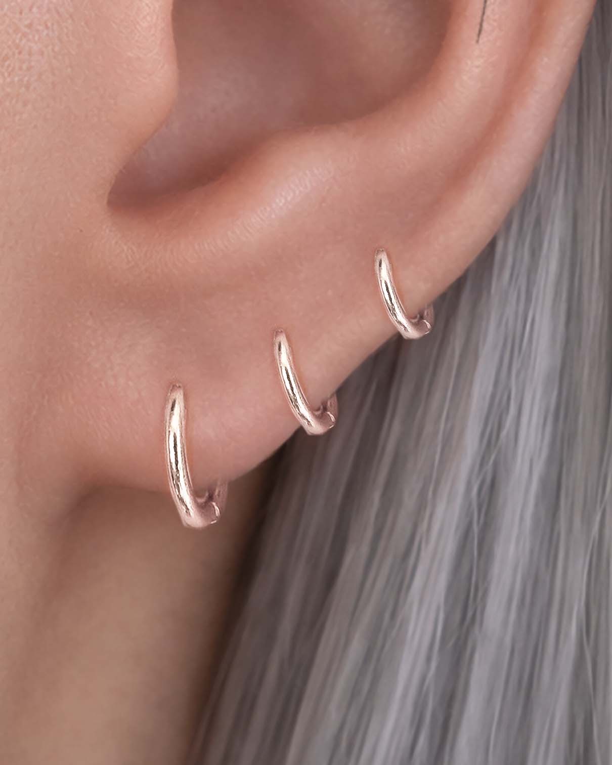 The Polished Tapered Hoop Capsule